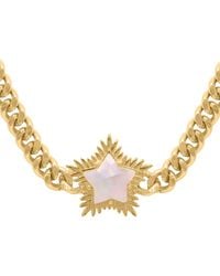 Luna Charles - Odette Moonstone Spiky Star Choker Necklace - Lyst