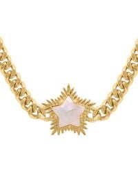 Luna Charles - Odette Moonstone Spiky Star Choker Necklace - Lyst