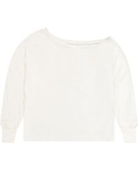 Cloud Haven - Off The Shoulder Relaxed Logo Tee - Lyst