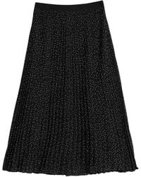 Louche - Riley Raindrop Pleated Midi Skirt - Lyst