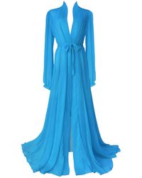 Ak Royalty Resortwear - Alexis Beach Gown Azure - Lyst