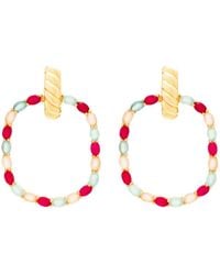 Lavani Jewels - Pink Twiggy Earrings - Lyst