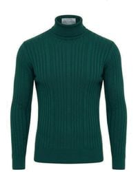 Ron Tomson - Roll Neck Ribbed Sweater - Lyst