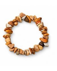 Saéa - Picture Jasper Chunky Chip Stretch Bracelet - Lyst