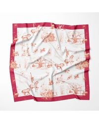 L’orangerie D’isabella - Grace Carré Fuchsia Toile De Jouy - Lyst