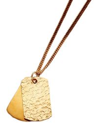 Posh Totty Designs - Double Dog Tag Necklace - Lyst