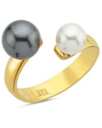 LINYA JEWELLERY - Nera Pearl Ring - Lyst