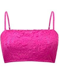 Why Mary - Hot Lace Crop Top - Lyst