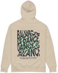 Anchor and Crew - Neutrals Desert Dust Balance Le Dance Disco! Organic Cotton Embroidered Heavyweight Hoodie - Lyst