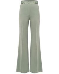 Tia Dorraine - Flared Trousers With Adjustable Waist - Lyst
