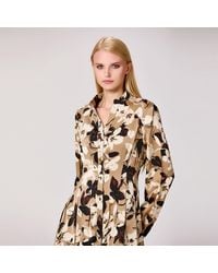 Smart and Joy - Macro Flower Print Shirt Dress - Lyst