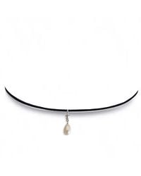 Leni James - The Francesca Pearl Drop Choker - Lyst