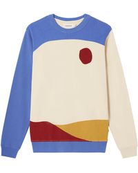 Thinking Mu - Ivory Abstract Sweatshirt - Lyst