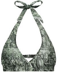 Aloha From Deer - Durer Series Apocalypse Halter Neck Bikini Top - Lyst