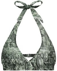 Aloha From Deer - Durer Series Apocalypse Halter Neck Bikini Top - Lyst