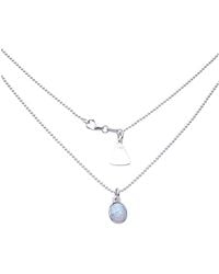 Von Treskow - Oval Czelline Opal Box Chain Necklace - Lyst
