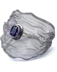 German Kabirski - Yawara Limited Edition & Titanium Mesh Bracelet With Natural Amethyst - Lyst