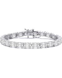 Genevive Jewelry - Renée Déco Rectangular Link Bracelet - Lyst