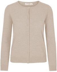 tirillm - Neutrals Emilie Basic Cashmere Cardigan, Light Melange - Lyst