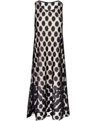 Oh!Zuza - Midi Transculent Polka Dot Dress - Lyst