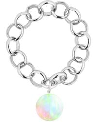 Ora Pearls - Aelia Sea Opal Chain Ring - Lyst