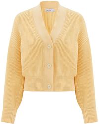 Peraluna - Olivia V-Neck Cardigan - Lyst