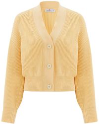 Peraluna - Olivia V-Neck Cardigan - Lyst