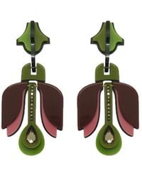 Gissa Bicalho - Acrylic Handmade Earring Tulip - Lyst