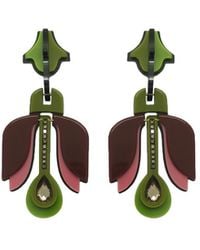 Gissa Bicalho - Acrylic Handmade Earring Tulip - Lyst