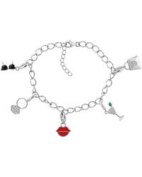 Diamonbliss - Marilyn Monroe Drop Station Bracelet - Lyst