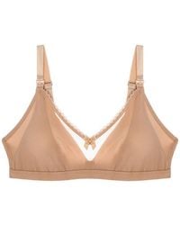 Journelle - Neutrals Victoire Maternity Wireless Bra Praline - Lyst
