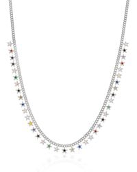 Spero London - Multiple Star Sterling Station Necklace - Lyst