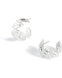 Potoska - Maxi Claw Hoop Earrings - Lyst