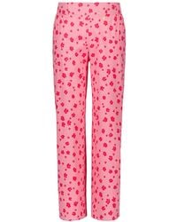 Marianne by Marie Jordane - Reese Print Fluid Pants - Lyst