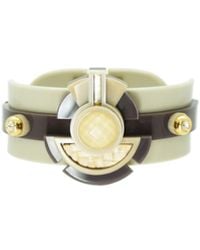 Gissa Bicalho - Acrylic Handmade Bracelet Buriti Kahki - Lyst