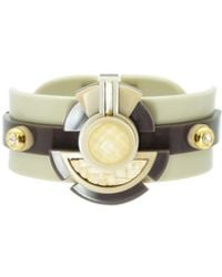 Gissa Bicalho - Acrylic Handmade Bracelet Buriti Kahki - Lyst