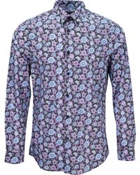 lords of harlech - Morris Groovy Floral Shirt - Lyst