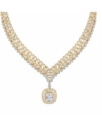 LÁTELITA London - Countess Statement Moissanite Necklace - Lyst