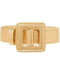 BeltBe - Mini Square Metallic Buckle Belt - Lyst