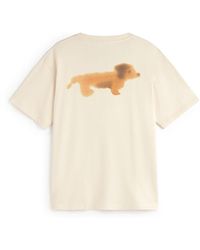 Thinking Mu - Perro Salchicha Back Aaron T-Shirt - Lyst