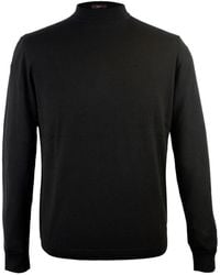 DAVID WEJ - Dennis Merino Wool Mock Turtle Neck Jumper - Lyst