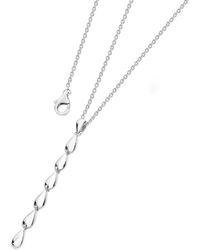 Lucy Quartermaine - Solid Sterling Long Tear Drop Pendant - Lyst