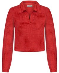 Nocturne - Knit Polo Top - Lyst