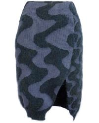 Ccy Currency - Wavey Split Skirt - Lyst