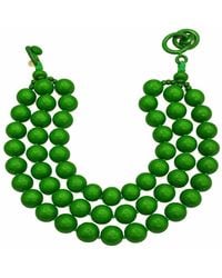 Michael Nash Jewelry - Georgiana Faceted Three Strand Resin Necklace - Lyst