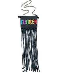 Any Old Iron - Fancy Fringe Fucker Leather Bag - Lyst