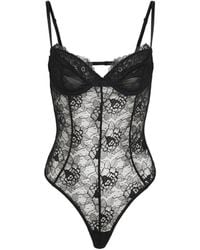 OW Collection - Layce Lace Bodysuit - Lyst
