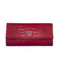 Stessa by Sarah - The Valentina Croc Clutch - Lyst