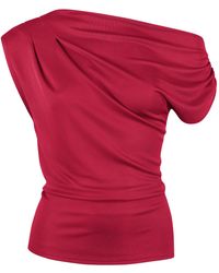 Me & Thee - jagged Edge Drop Shoulder Top - Lyst