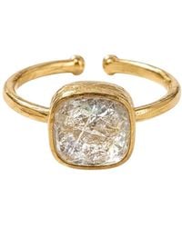 La Pluie Jewellery - Nyx Ring Clear - Lyst